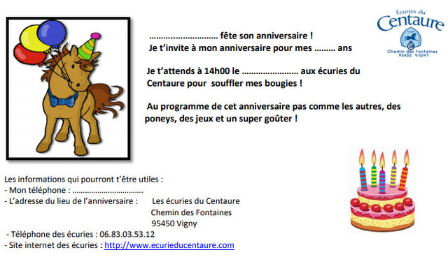 carte anniversaire